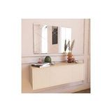 Vivense Mone Dekoratif Baklava Desenli Ayna, 50x75, Abklva102 Beyaz