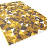 Moretti Side 10407e 125x180 Cm Mavi Kahve Yikanabilir Cift Tarafli Modern Hali