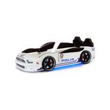 Vivense Mustang Arabalı Full Ledli Kumandalı Müzikli Yatak, Türk - Beyaz - 10 cm