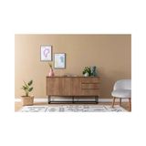 Vivense New Laxus Konsol, Çekmeceli, 140 cm - 140 cm x 36 cm - Ceviz