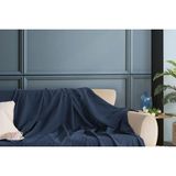 Vivense Noble Tek Kişilik Koltuk Örtüsü, Lacivert - 200 x 100 cm