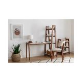Vivense Noma Kitaplıklı Çalışma Masası, Ceviz - 140 cm x 60 cm