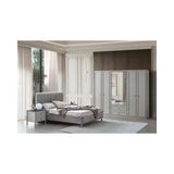 Vivense Norre Yatak Odası Takımı, 6 Kapaklı - Krem - 160X200