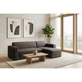 Vivense Nova Keten Köşe Koltuk, Sağ, Antrasit - 140 cm x 60 cm x 80 cm