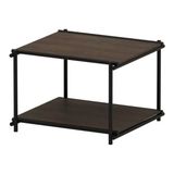 Vivense Orisis Dikdörtgen Ofis Orta Sehpa, 65X55 - Koyu Kahverengi - 65 cm x 55 cm x 40 cm
