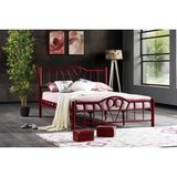 Vivense Orkide Metal Bordo 150X200 Karyola