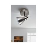 Vivense Otis Tekli Mat Krom Plafonyer Avize - 12 cm x 1 cm x 20 cm