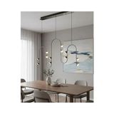 Vivense Özcan Aydınlatma Aster On Ikili Sıralı Avize, Platin Renk, 2843-12AS-24 - 5 cm x 95 cm x 120 cm - Antrasit
