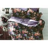 Vivense Paola Crash Saten Nevresim Takımı, Mor - Açık Mor - 70 x 52 cm