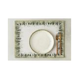 Vivense Pastel Orman Pamuklu Altı Adet Amerikan Servisi - 0,5 x 9 cm - 001-Renkli