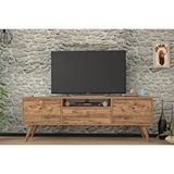 Vivense Penta Ahşap Ayaklı Atlantik Çam 140 cm Tv Sehpası - Ceviz