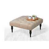 Vivense Plaid Puf, Bej