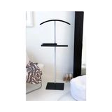 Vivense Polla Gümüş Siyah Metal Dilsiz Uşak - 45 cm x 26 cm x 115 cm