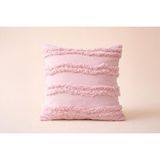 Vivense Püsküllü Pamuk Kirlent Kilifi, Pembe