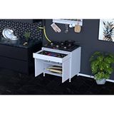 Vivense Qplas Xxl Ocak Alti 1 Rafli Set, 48 Cm Beyaz