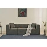 Vivense Raks Moduler Sünger Üçlü Kanepe, Gri - 245 cm x 85 cm x 70 cm