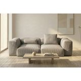 Vivense Relax LEGO Sünger Üçlü Koltuk, Gri - 230 cm x 115 cm x 65 cm