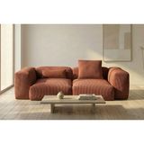 Vivense Relax LEGO Sünger Üçlü Koltuk, Kiremit - 230 cm x 115 cm x 65 cm