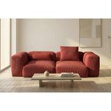 Vivense Relax LEGO Sünger Üçlü Koltuk, Kırmızı - 230 cm x 115 cm x 65 cm