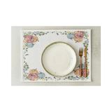 Vivense Renkli Balkabağı Pamuklu Dört Adet Amerikan Servisi - 0,5 x 9 cm - 001-Renkli