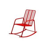 Vivense Retodesign sallanan Sandalye, Kirmizi, Metal Kırmızı