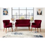 Vivense Roma Çay Seti Koltuk Takımı, Bordo - 115 cm x 55 cm x 85 cm