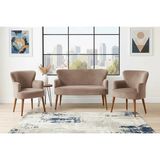 Vivense Roma Çay Seti Koltuk Takımı, Cappucino - Cappuccino - 115 cm x 55 cm x 85 cm