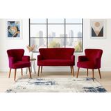 Vivense Roma Çay Seti Koltuk Takımı, Koyu Fuşya - 115 cm x 55 cm x 85 cm