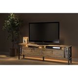 Vivense Roma LED Işıklı Minifiksli Tv Sehpası, 160 cm - Çam