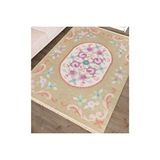 Vivense Rose Baskili Dokuma Taban Hali, 138 Yng, 120x180 Cm Çok Renkli