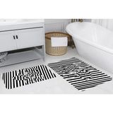 Vivense Rovigo Home Dijital Baskılı Ikili Banyo Paspas Takımı, RVG5248 - Siyah - 100 cm x 60 cm x 1 cm
