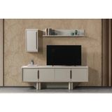 Vivense Sahara Tv Ünitesi - Kül Gri - 180 cm x 42 cm x 43 cm