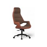 Vivense Sancak Ofis Cabrio Yönetici Koltuğu, Kahve Taba - 66 cm x 60 cm x 122 cm - Kahverengi
