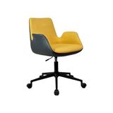 Vivense Sancak Ofis Dora Çalışma Sandalyesi, Sarı Antrasit - 65 cm x 60 cm x 90 cm
