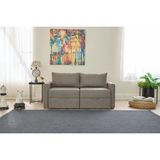 Vivense Saros Yataklı Sandıklı Ikili Kanepe, Kahve - Kahverengi - 155 cm x 110 cm x 86 cm
