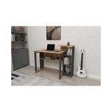 Vivense Saye Kitaplıklı Çalışma Masası, Antrasit Çam, 5 Raflı - Çam - Antrasit - 106 cm x 50 cm