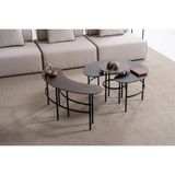 Vivense Sesto Orta Sehpa - 90 cm x 90 cm x 45 cm - Açık Kahverengi