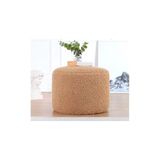 Vivense Skylee Teddy Kürk Puf, Camel - Kahverengi