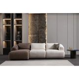 Vivense Sofia Köşe Koltuk, Sol - 00-Siyah - Beyaz - 155 cm x 300 cm x 75 cm