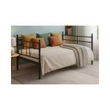 Vivense Soho Daybed Tek Kişilik Siyah, Metal Karyola, 90X200