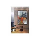 Vivense Soyut Çerçeveli Yağli Boya Dokulu Tablo, Yd2115, 60x90