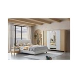 Vivense Stella Bohem Yatak Odası Takımı - Meşe - 160X200