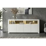 Vivense Sur Ledli Tv Ünitesi, Beyaz, 164 cm - 180 cm x 35 cm x 50 cm