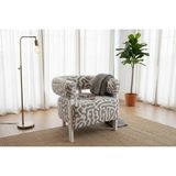 Vivense Sweet Mod Bukle Berjer, Gri Desenli