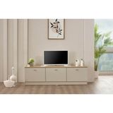 Vivense Talia Tv Ünitesi - Abanoz - 180 cm x 42 cm x 52 cm