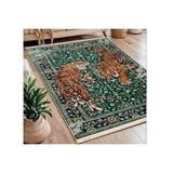 Vivense Tiger Baskili Dokuma Taban Hali, 230 Yng, 120x180 Cm Çok Renkli