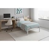 Vivense Titan Tek Kişilik Metal Karyola, Beyaz, 90X200
