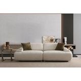 Vivense Toscana Üçlü Koltuk - Bej - 240 cm x 105 cm x 75 cm