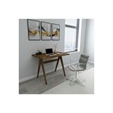 Vivense Tova Doğal Ahşap Masif Çalişma Masasi, Ceviz, 90x60 Cm Ceviz