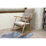 Vivense Trend Sallanan Sandalye, Bej, Ahşap, Naturel Ayak